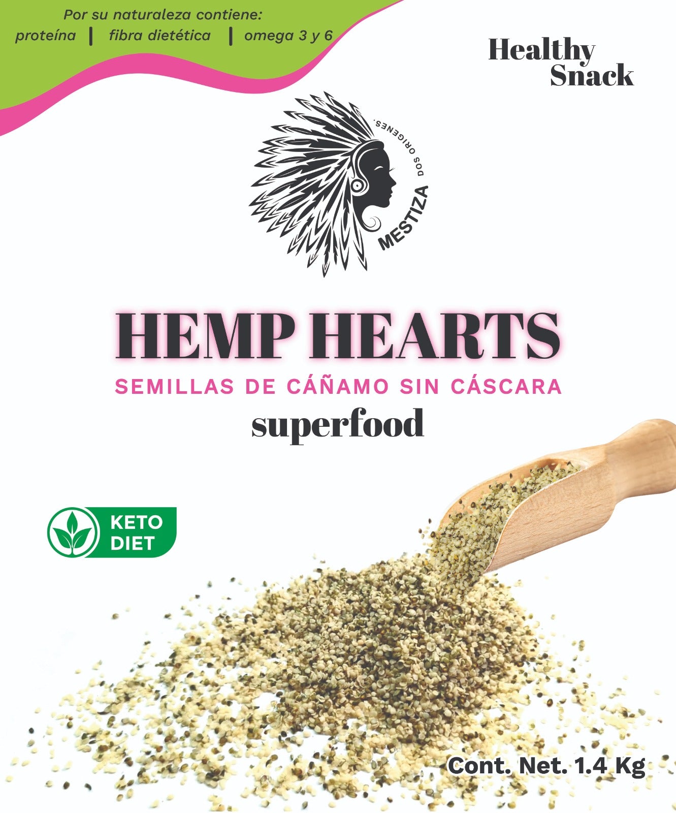 Hemp Hearts | Naturales 1400