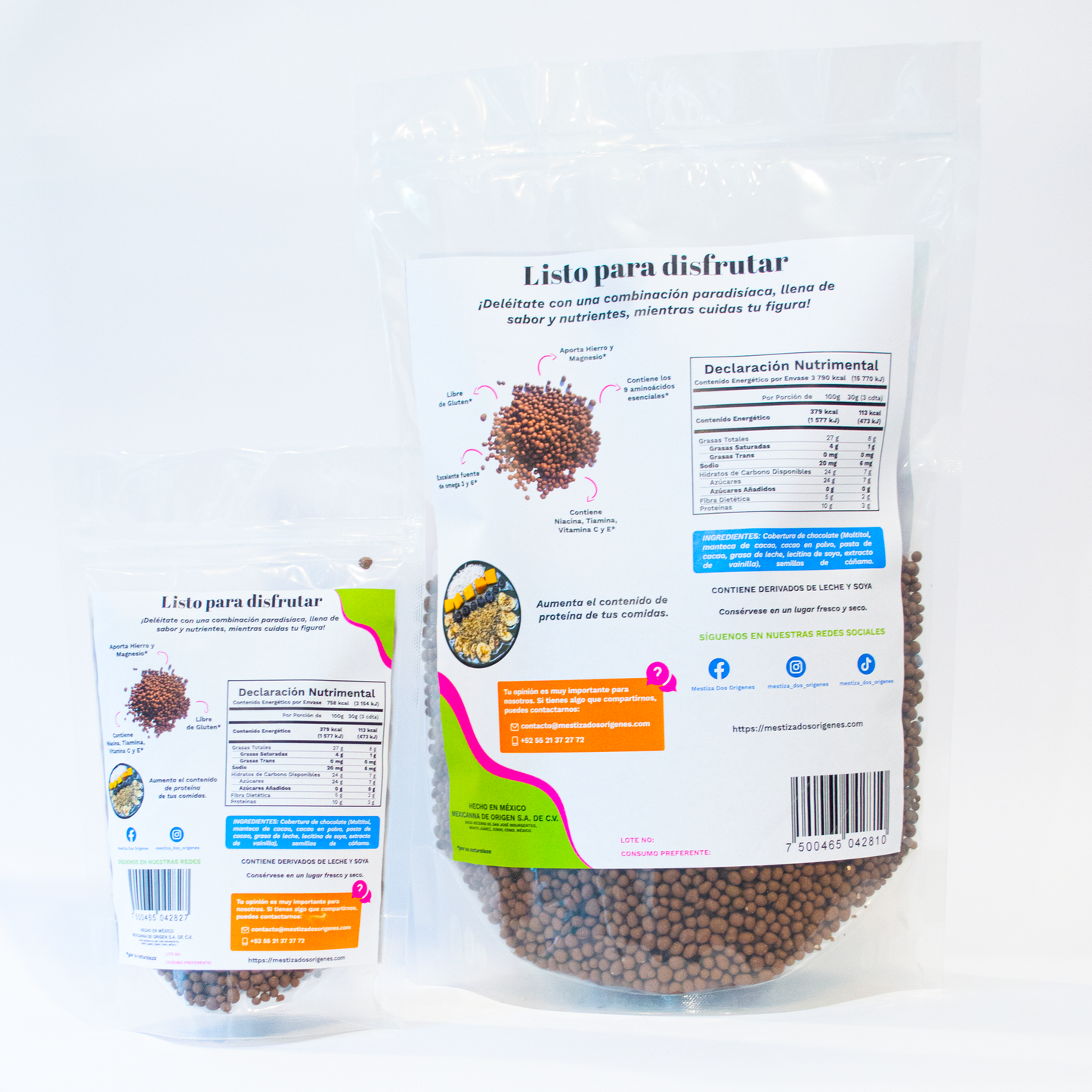 Hemp Hearts | Chocolate con leche 1000