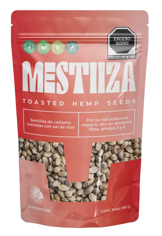 Hemp Seeds tostadas con sal de mar