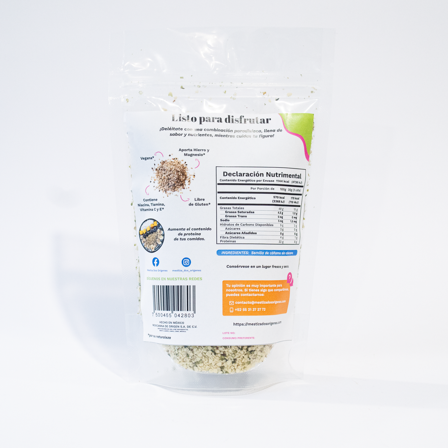 Hemp Hearts | Naturales 200